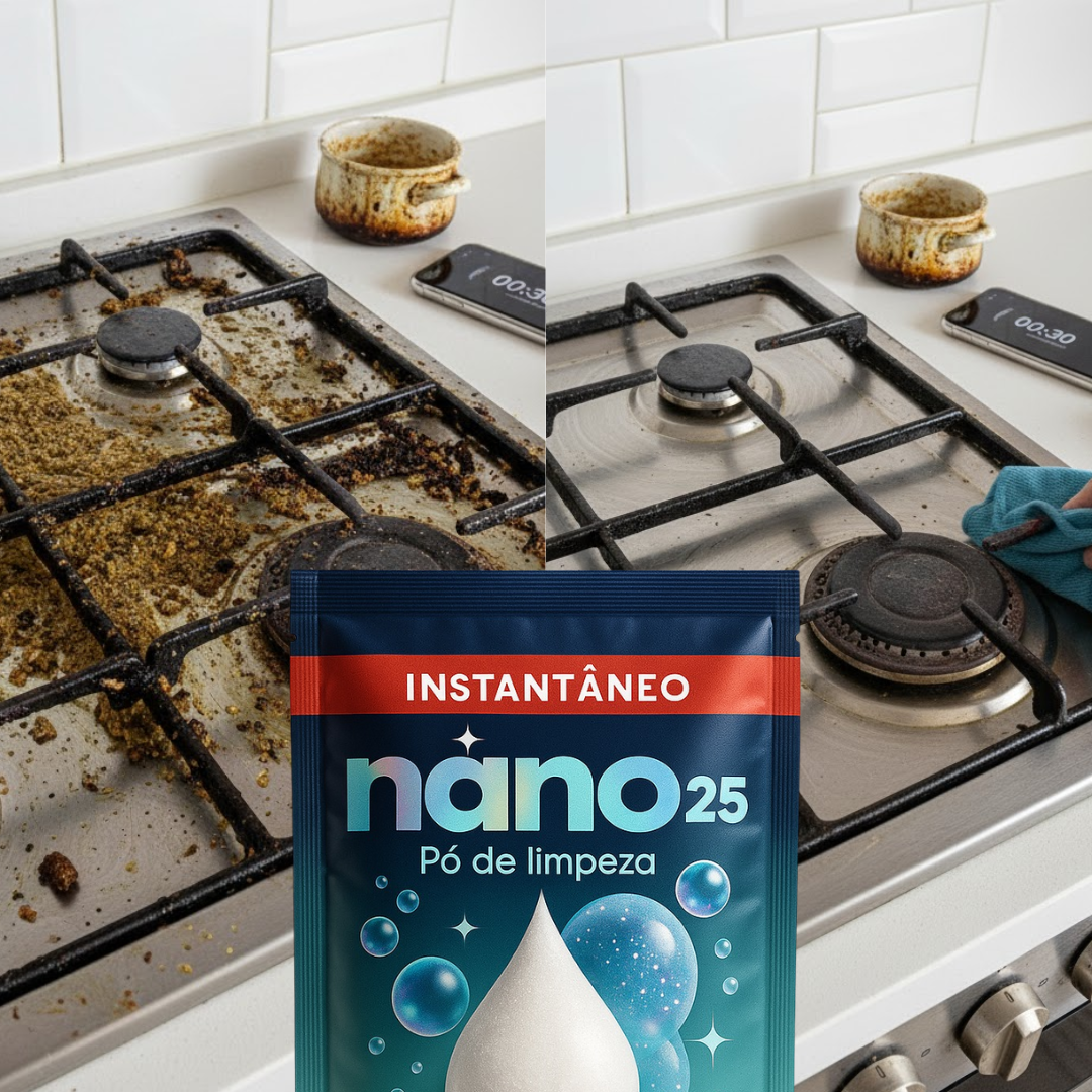 Nano25 - Pó de Limpeza Instantâneo